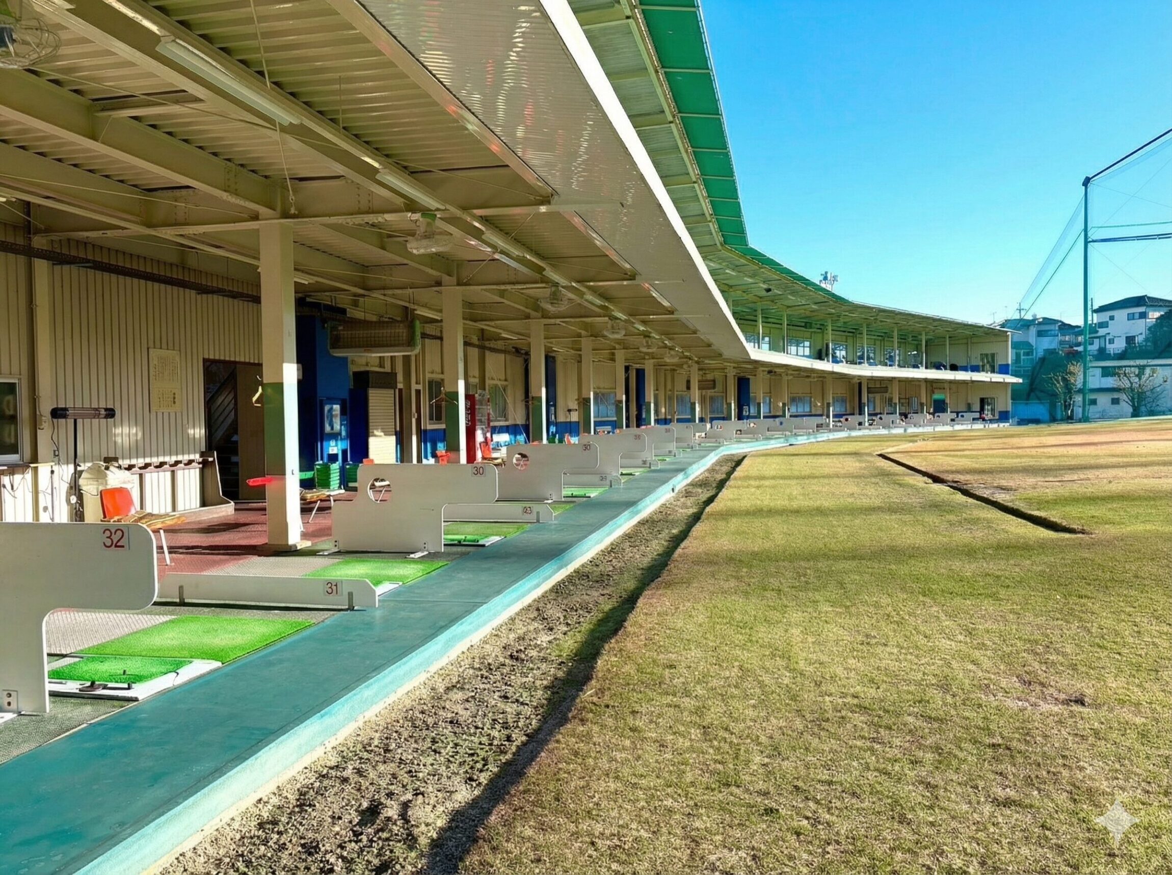 ゆったりとした打席